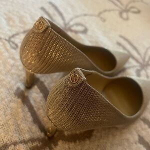 Elegant Gold Michael Kors Women's Heels